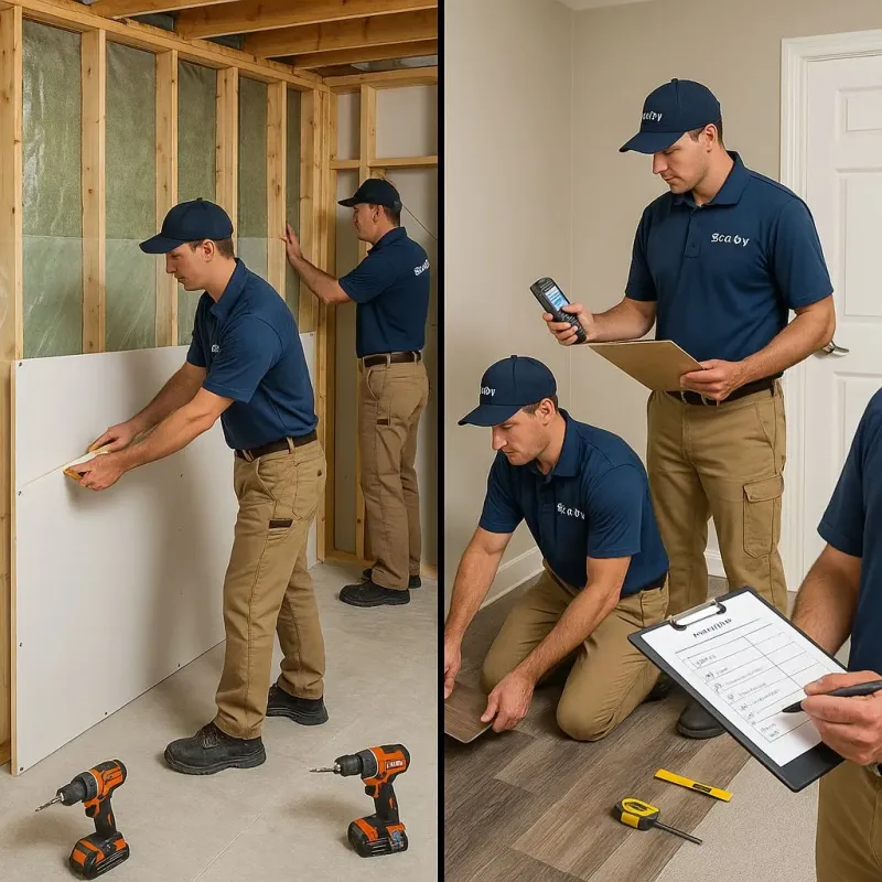 Repairs and Reconstruction process in Prairie Creek, AR